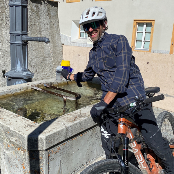 Deric Gunshor on a bike